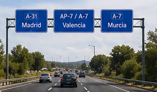 Llegar a Alicante en coche